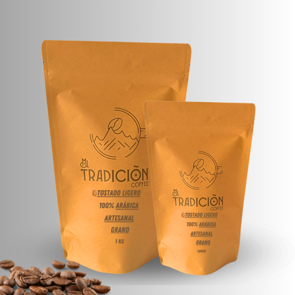 Mi Tradición Coffee en Grano Tueste Ligero 500gr y 1Kg