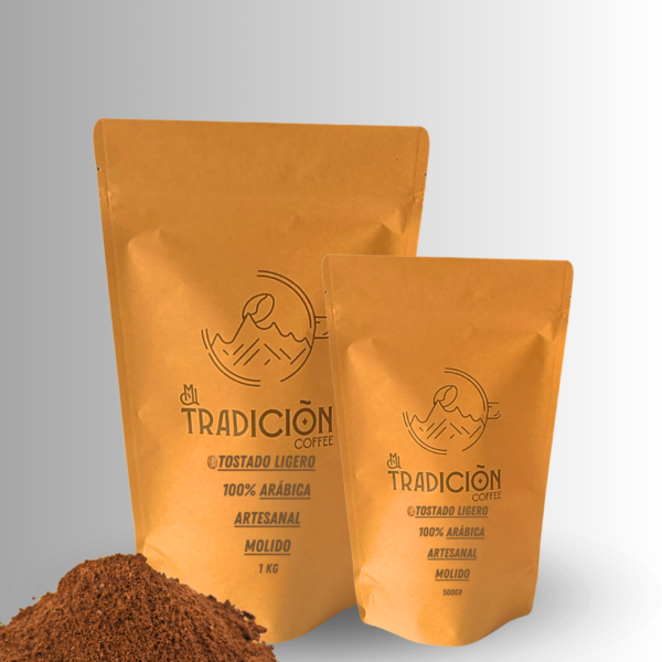Mi Tradición Coffee Tueste Ligero Molido 500gr y 1Kg